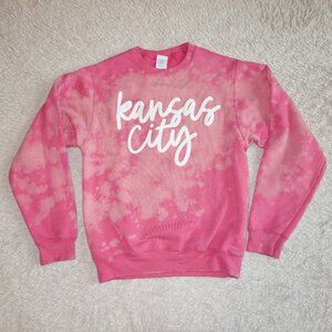 Women's Size Small Soft Pink Kansas City Sweatshirt